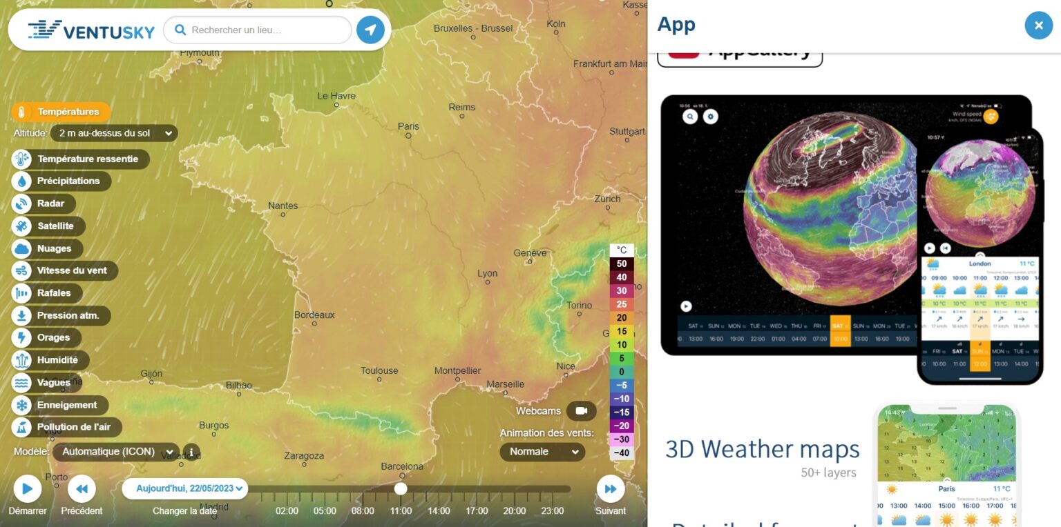 Ventusky météo Comment fonctionne Ventusky ? Météo 15 jours